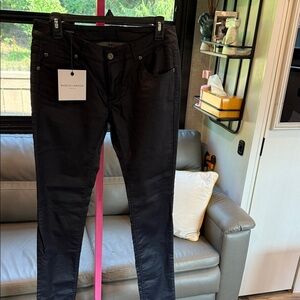 Marcellamoda Women's Black Skinny Pants size 10